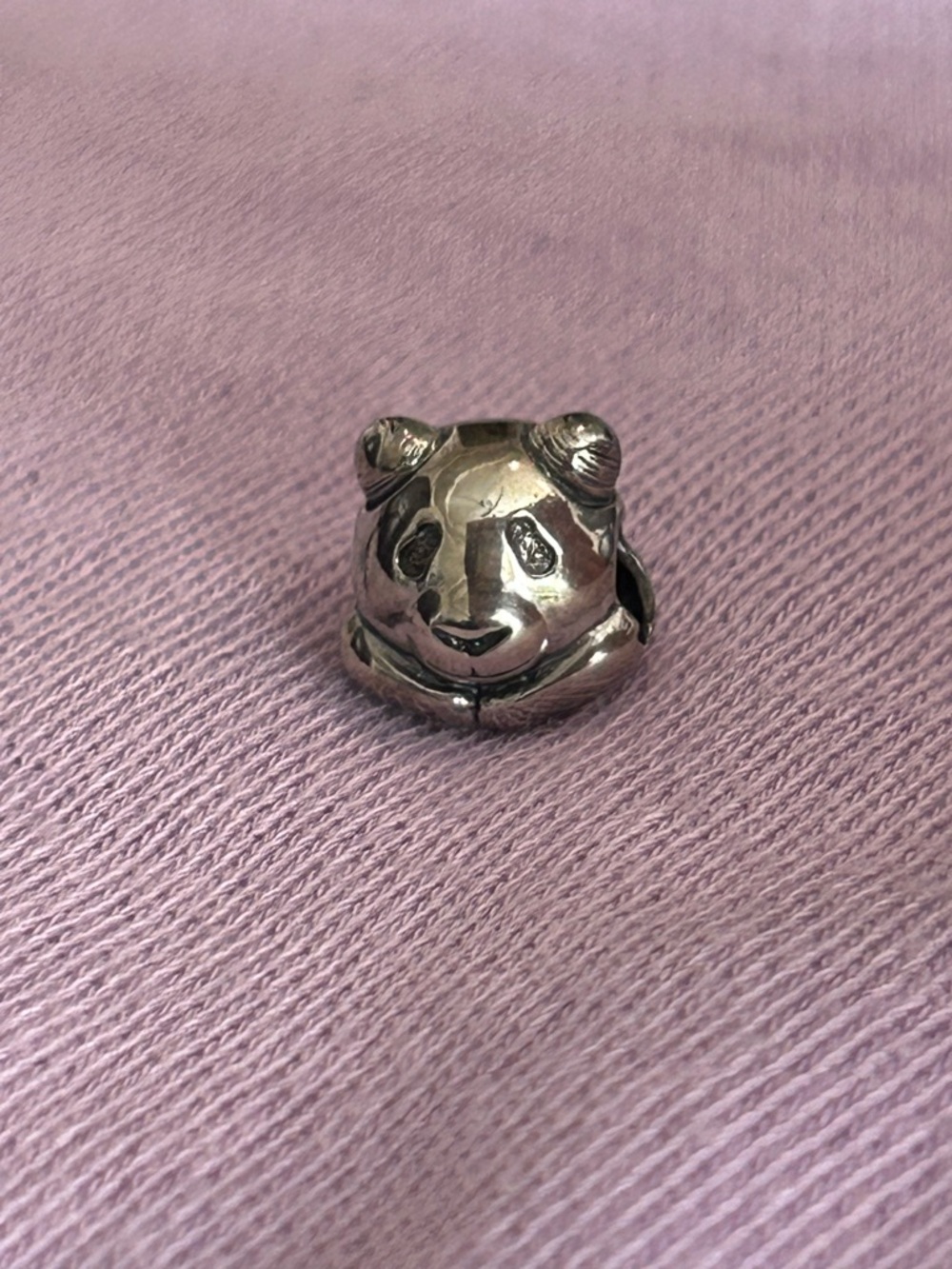 Halia "Panda" Bead Charm - Sterling Silver